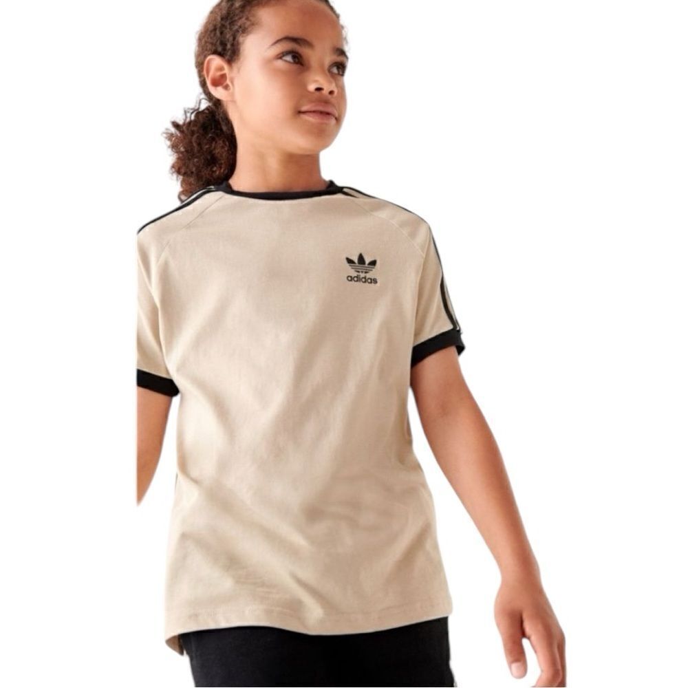 adidas Originals Adicolor 3-Stripes T-Shirt wonder beige size Xs